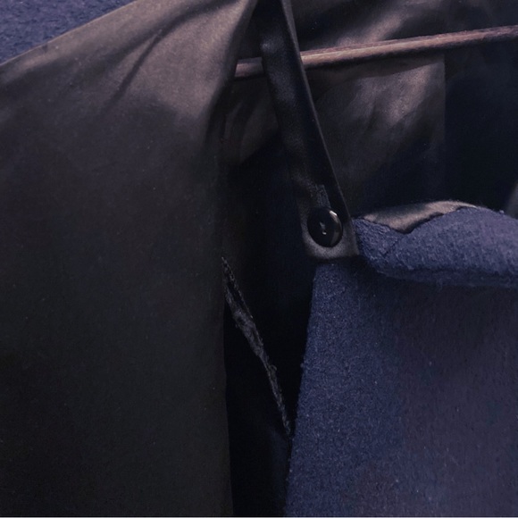 Vintage Wrap wool-blend Coat in Blue (S) Le Chateau - Picture 10 of 11